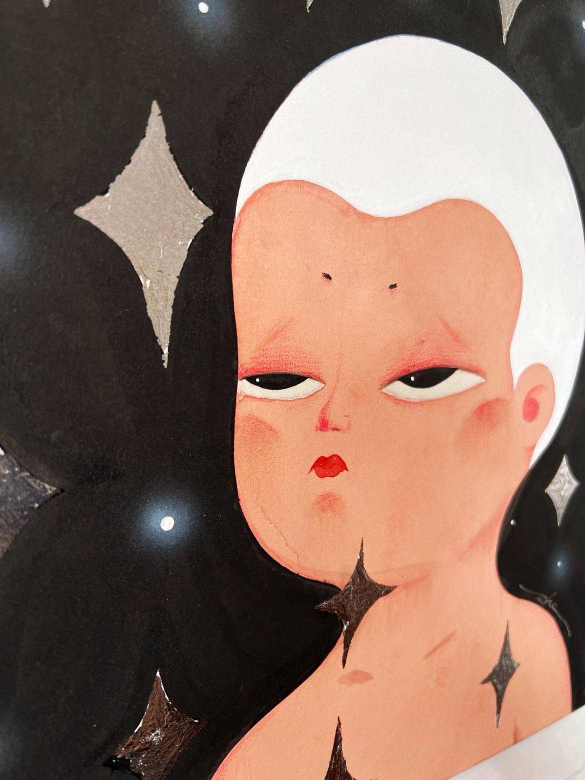 《朴巴星落》/已装裱 - 张洪昌 作品图3