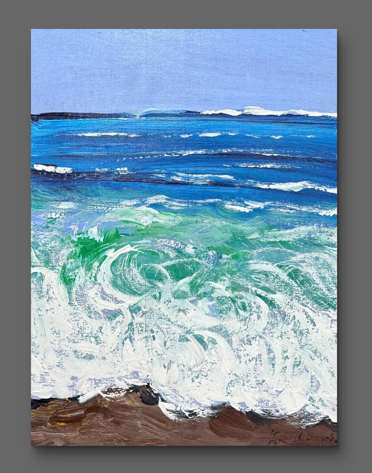 诗意风景&middot;海浪 - 高平 作品图1