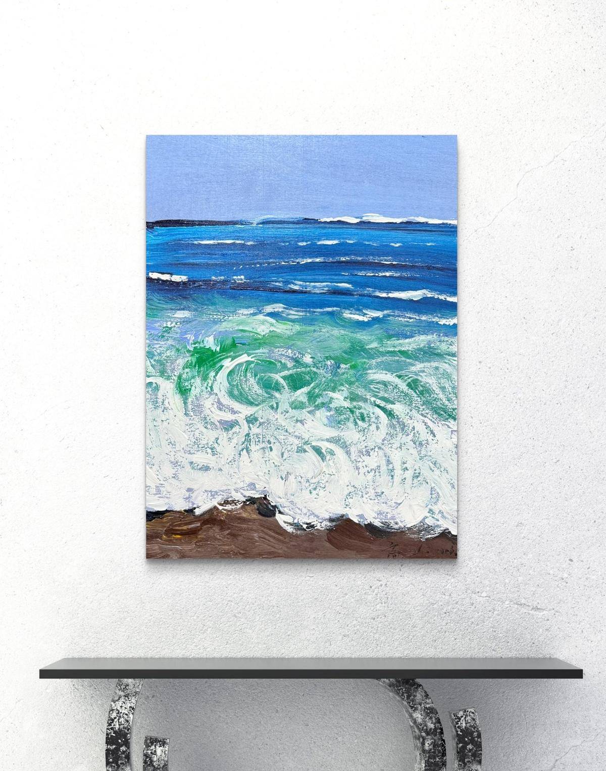 诗意风景&middot;海浪 - 高平 作品图2