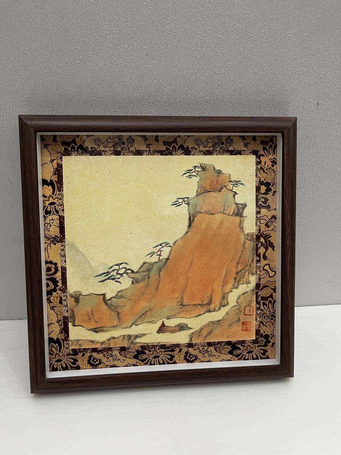 仿古山水小品（卡纸）025 - 王丽燕 作品图1