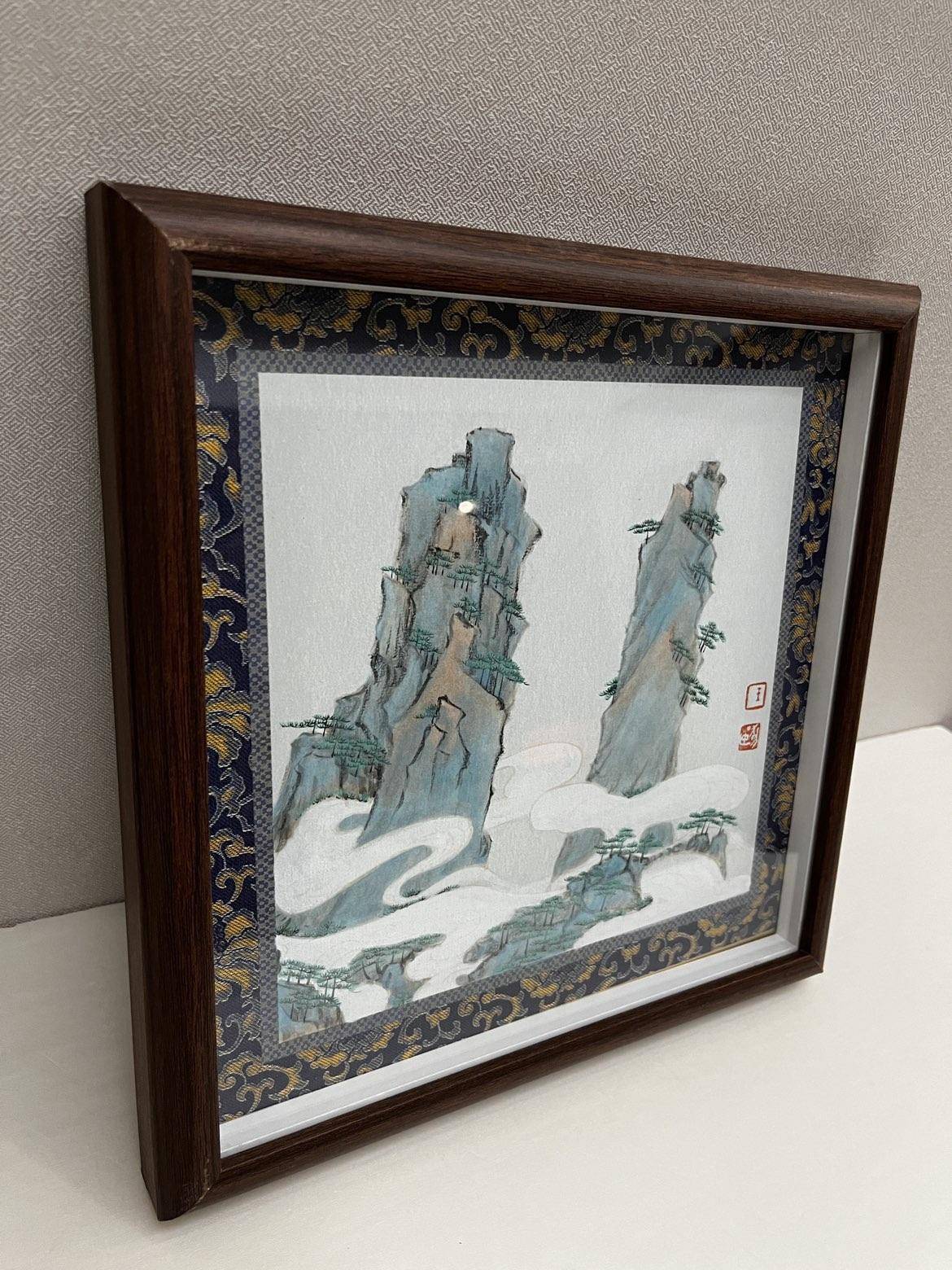 仿古山水小品（卡纸）029 - 王丽燕 作品图2
