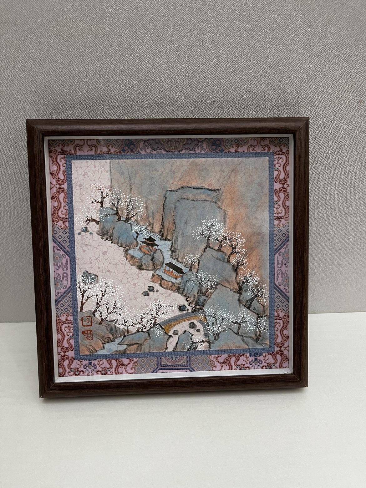 仿古山水小品（卡纸）030 - 王丽燕 作品图1