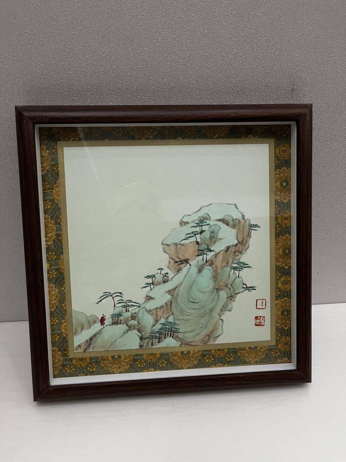 仿古山水小品（卡纸）024 - 王丽燕 作品图1