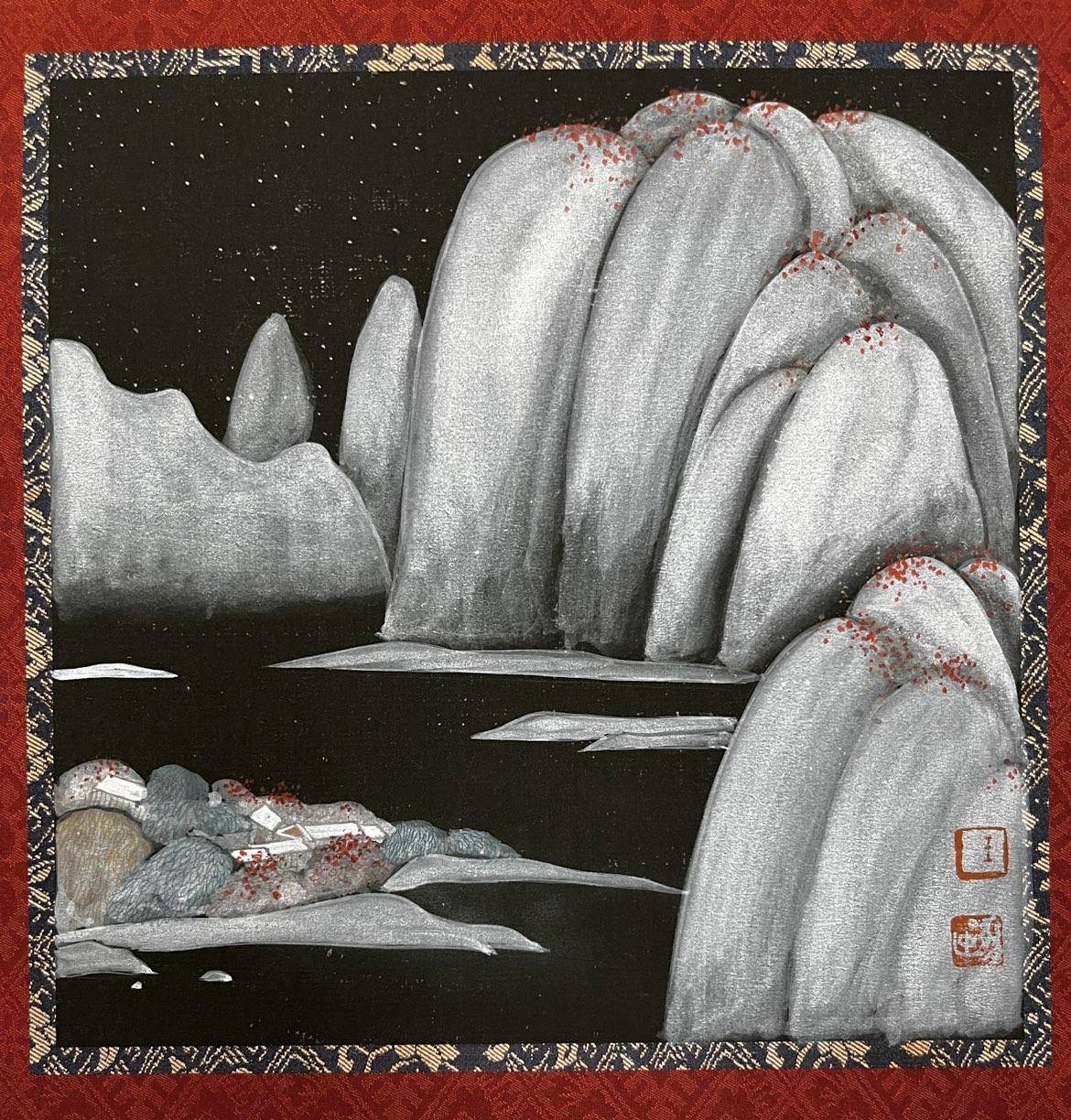 仿古山水小品（卡纸）019 - 王丽燕 作品图4