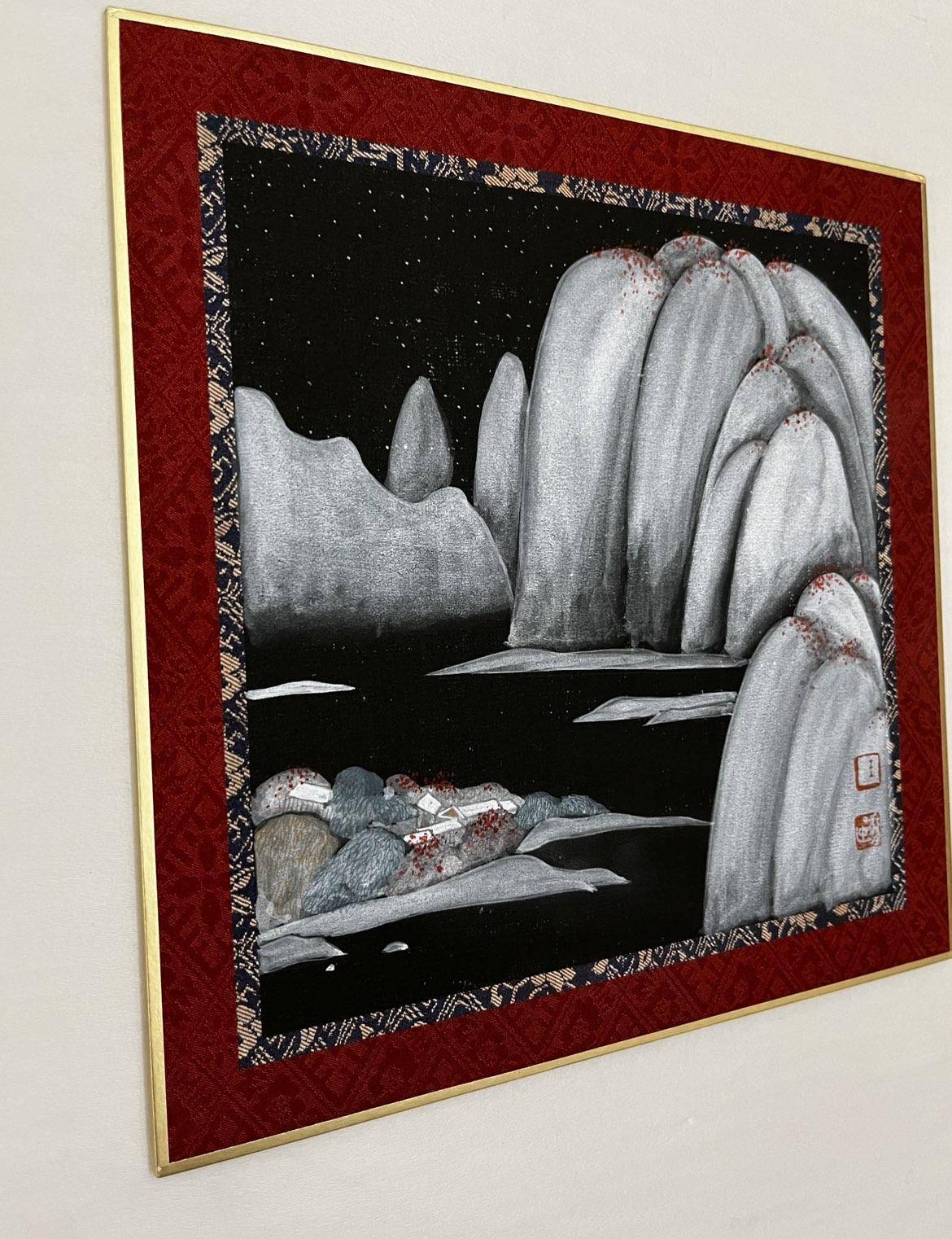 仿古山水小品（卡纸）019 - 王丽燕 作品图5