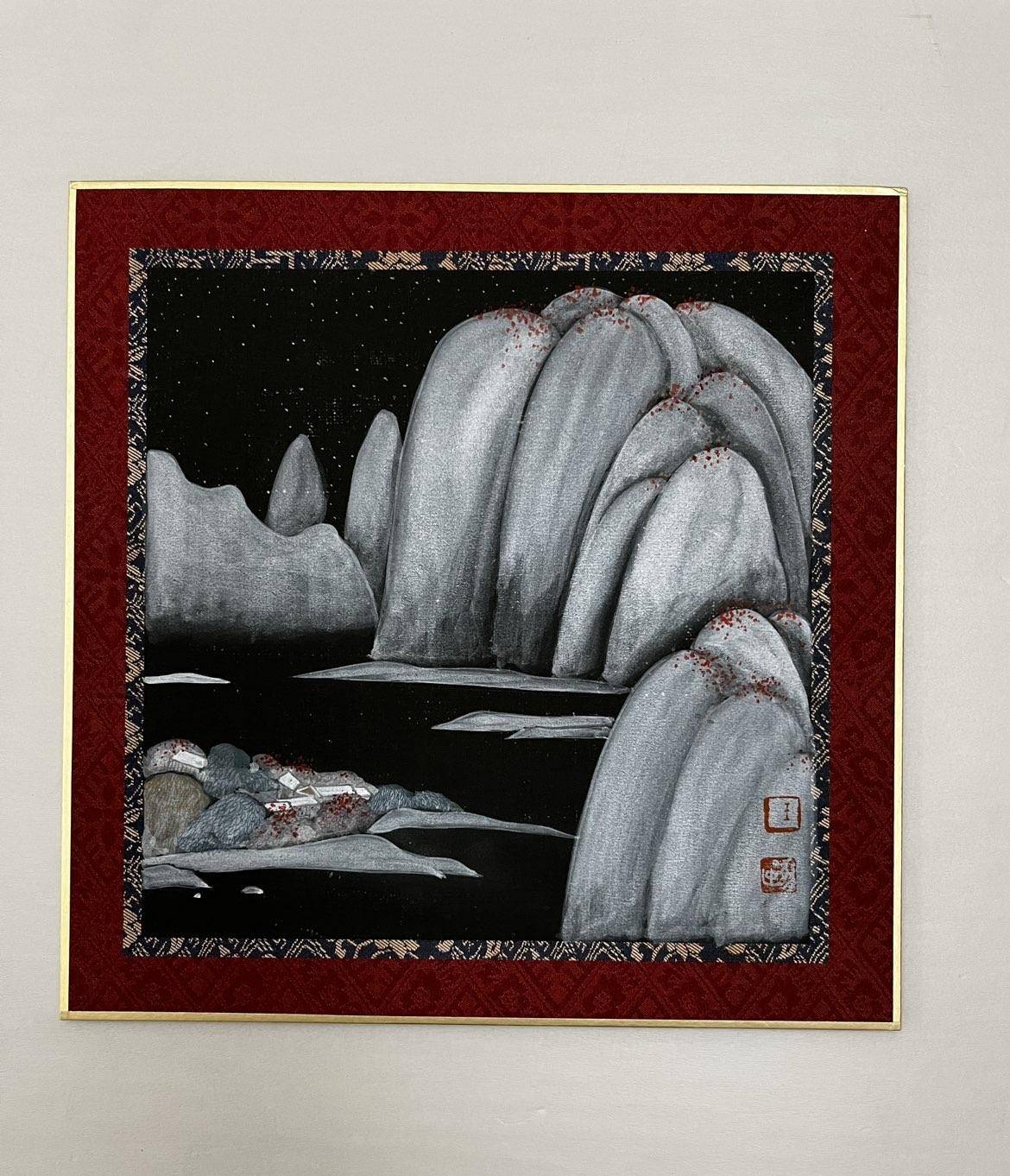 仿古山水小品（卡纸）019 - 王丽燕 作品图3