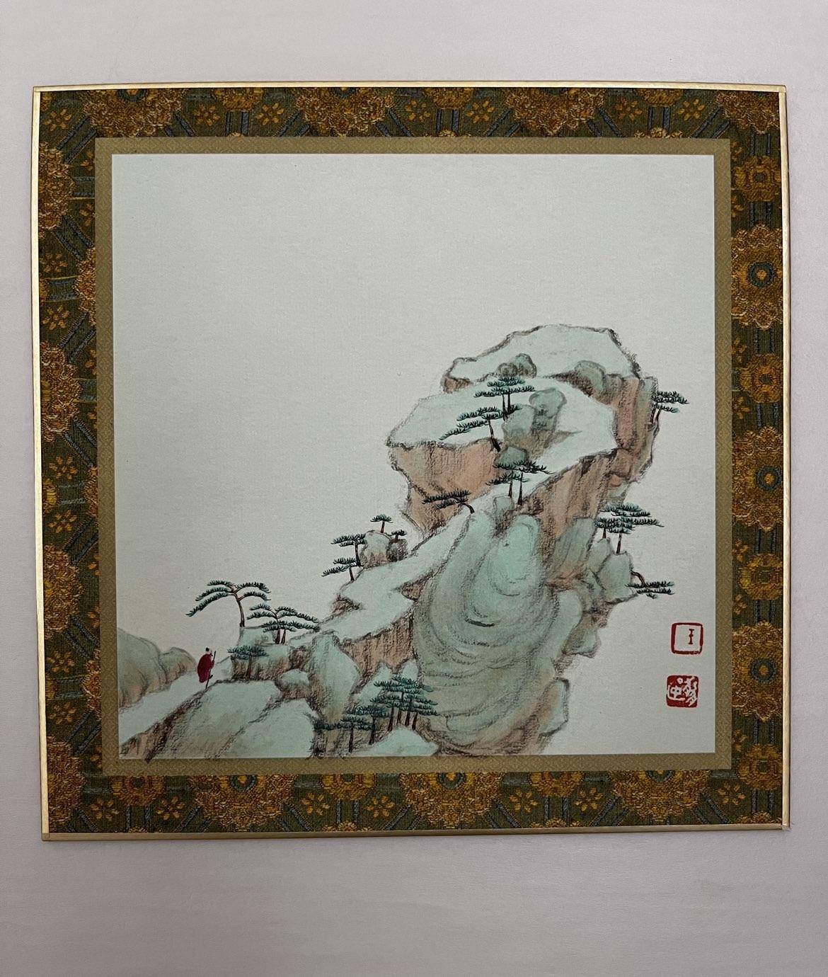 仿古山水小品（卡纸）024 - 王丽燕 作品图3