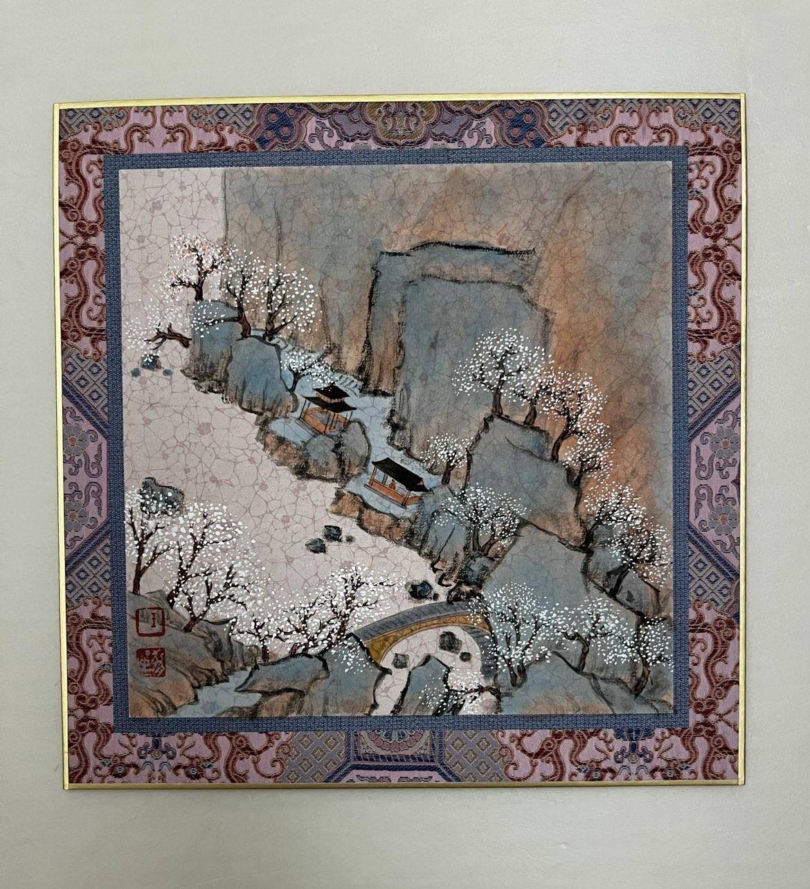 仿古山水小品（卡纸）030 - 王丽燕 作品图3