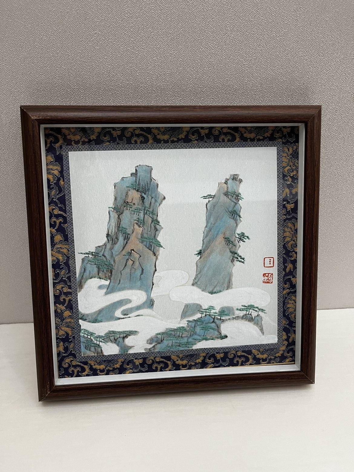 仿古山水小品（卡纸）029 - 王丽燕 作品图1