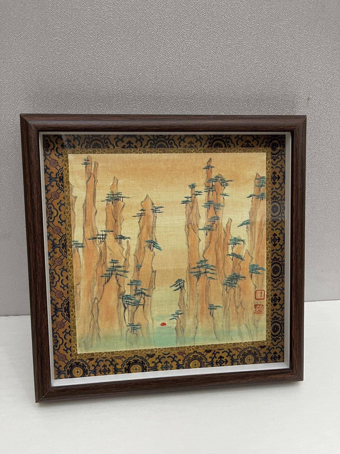仿古山水小品（卡纸）026 - 王丽燕 作品图1