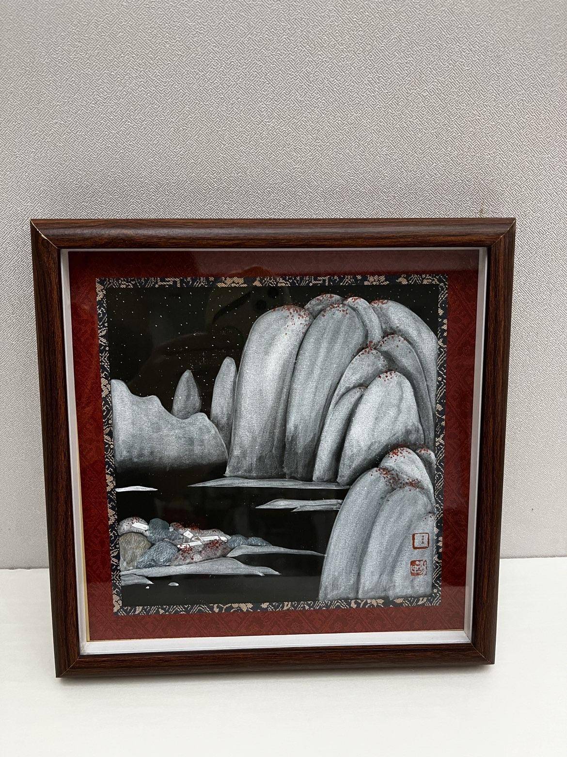 仿古山水小品（卡纸）019 - 王丽燕 作品图1