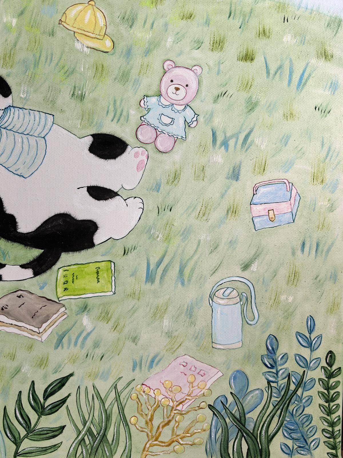 小猫咪的悠闲假期 - 王夏 作品图4