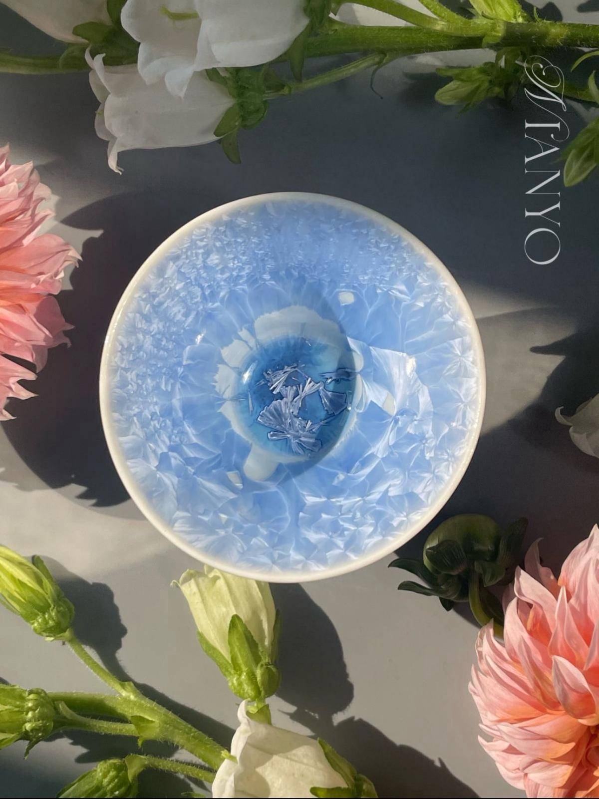 A.150-11 墨兰 大斗笠 茶盏 茶杯 主人杯 咖啡杯 高端茶具 礼品 陶瓷 杯子 孤品 一物一拍 茶器 廿釉 窑变 - 朱淑贞 作品图2