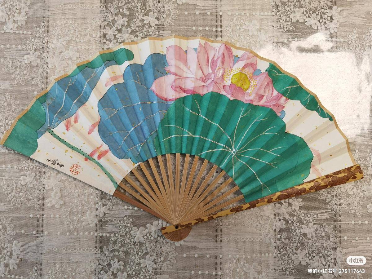 王璇作品《荷花锦鲤》 - 王璇 作品图8