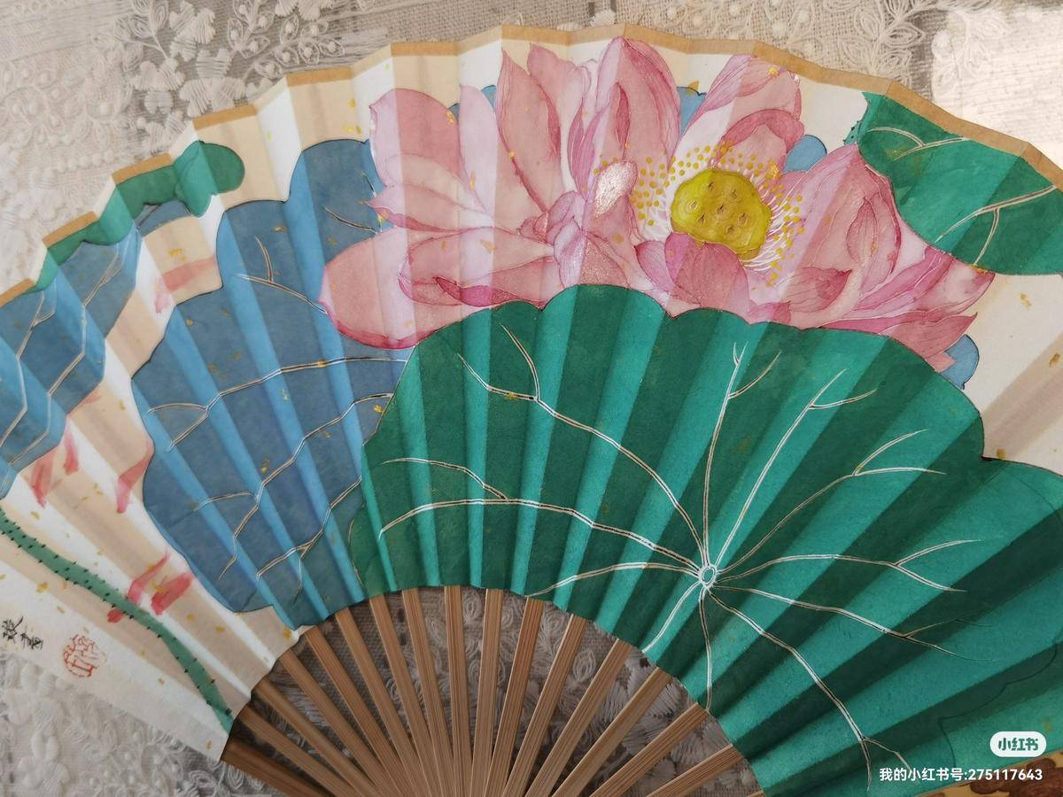 王璇作品《荷花锦鲤》 - 王璇 作品图4