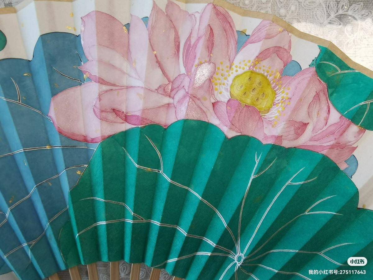 王璇作品《荷花锦鲤》 - 王璇 作品图7