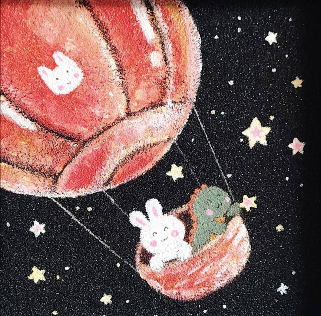 童趣最治愈《摘个星星送给你》 - 郑玲 作品图2