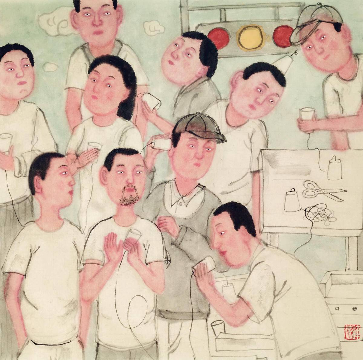 传声筒《关系》 - 李连彬 作品图1