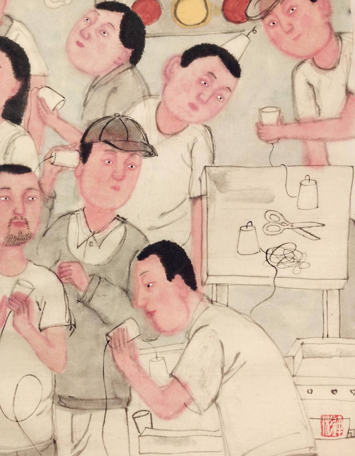 传声筒《关系》 - 李连彬 作品图3