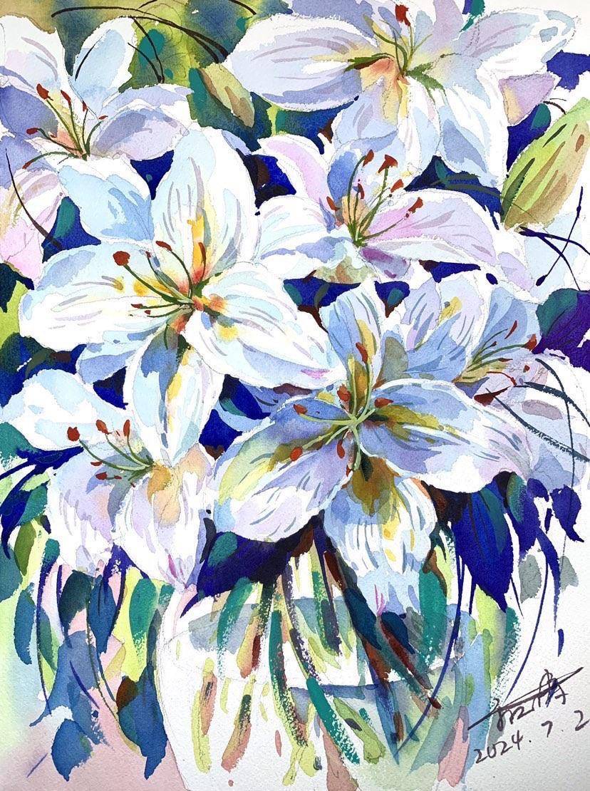 百合花开 - 于江涛 作品图1