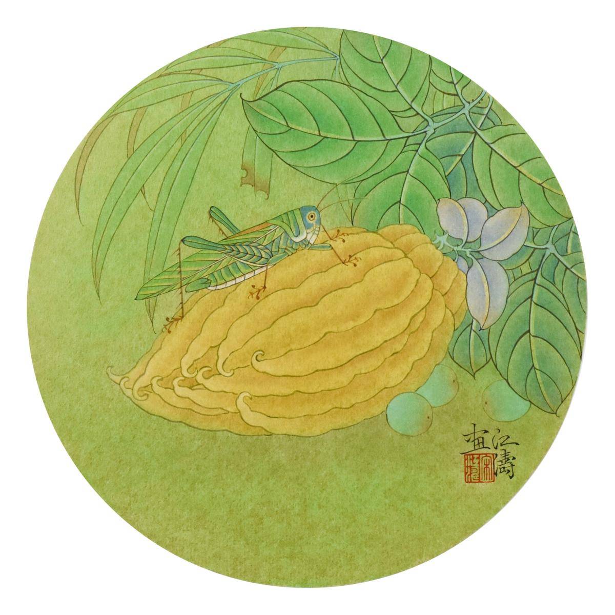 安居乐业&middot;福寿绵长工笔小品 - 宋江涛 作品图2