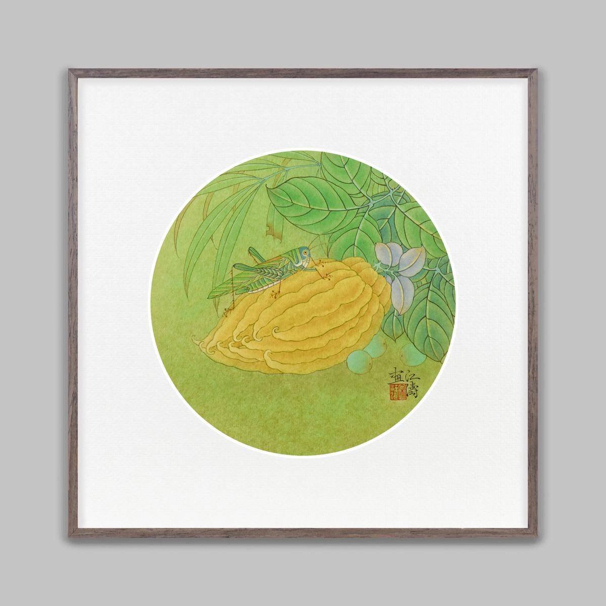 安居乐业&middot;福寿绵长工笔小品 - 宋江涛 作品图1