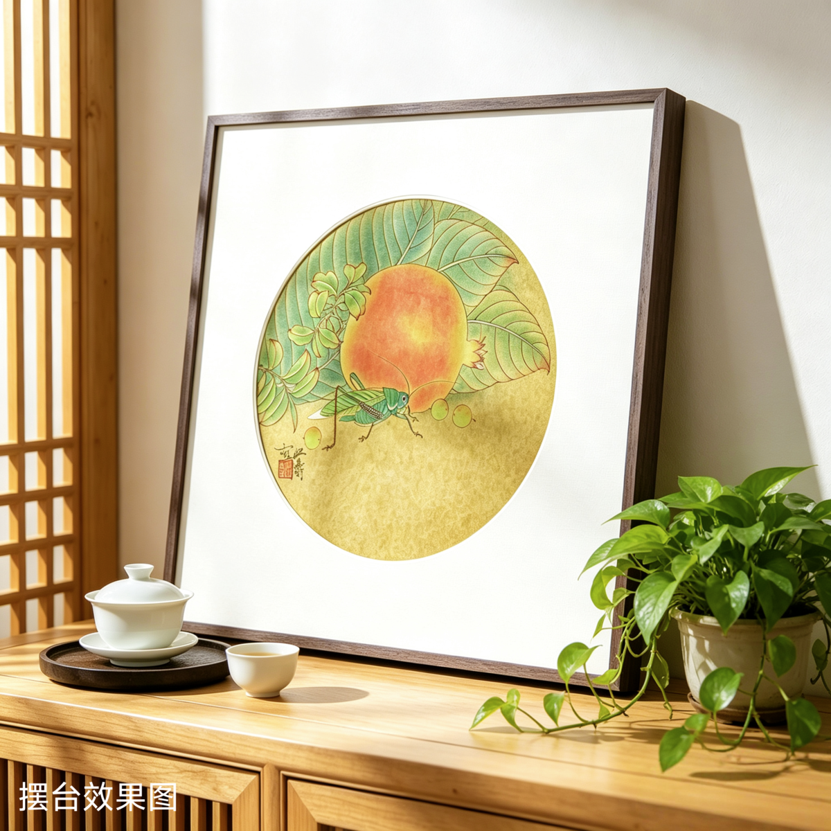 安居乐业&middot;多子多福工笔小品 - 宋江涛 作品图3