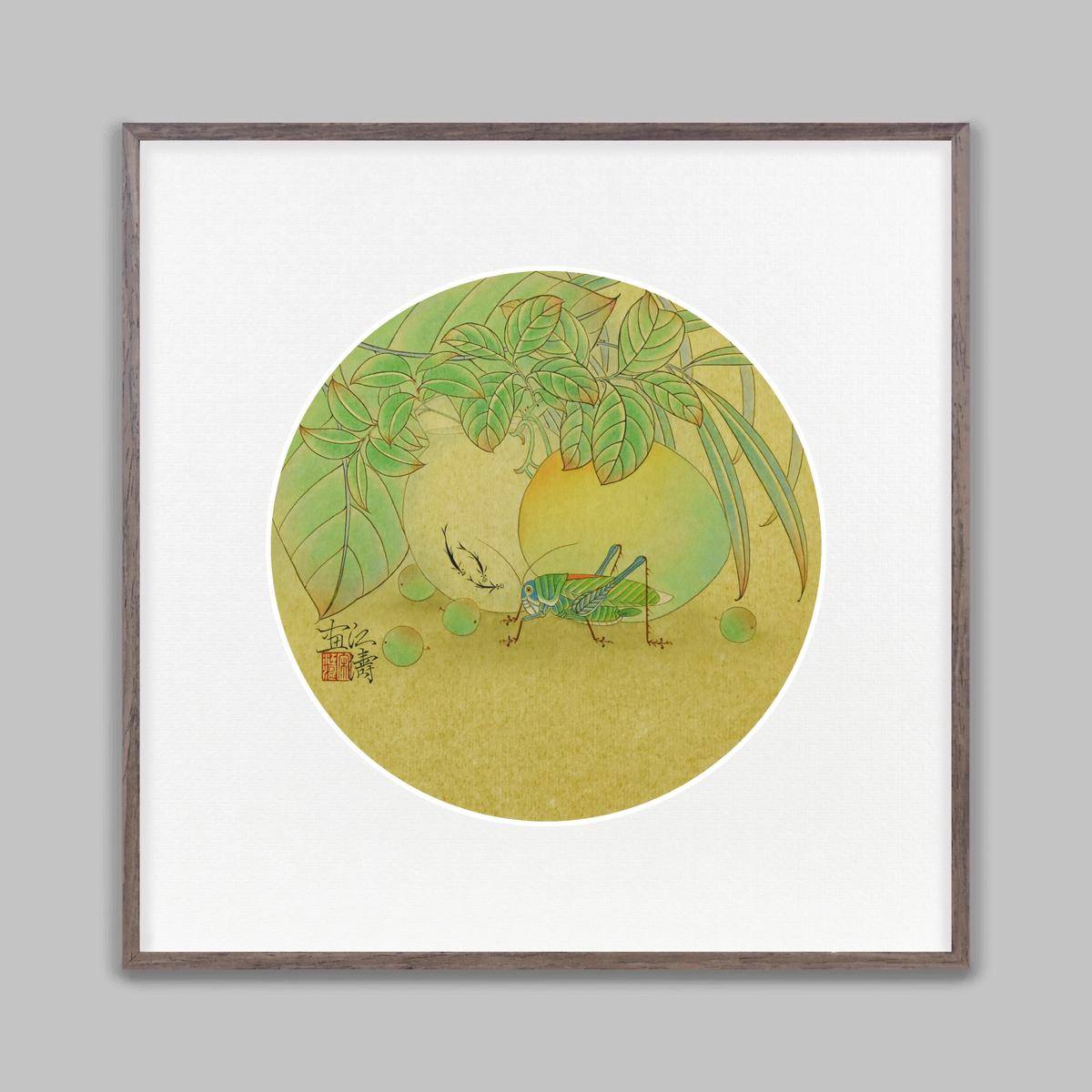 安居乐业工笔小品 - 宋江涛 作品图1