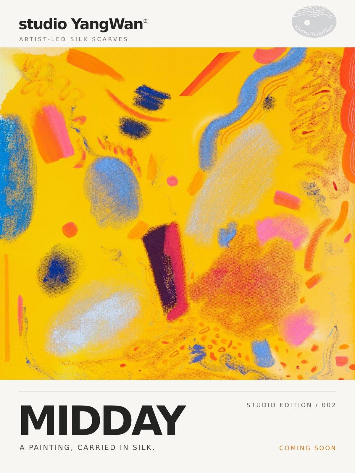 Midday｜Silk Scarf｜艺术家真丝丝巾 - 杨婉 作品图2