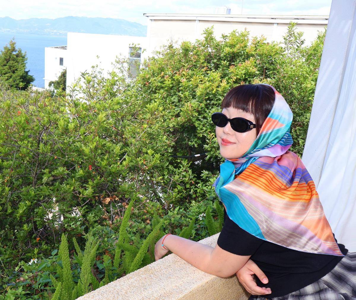 Mountains into Sea｜Silk Scarf｜艺术家真丝丝巾 - 杨婉 作品图9