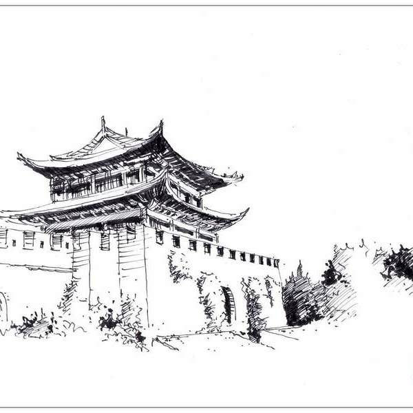 黄劲勇-大理古城门楼