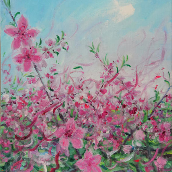 郑迎春-收藏级版画《桃花》