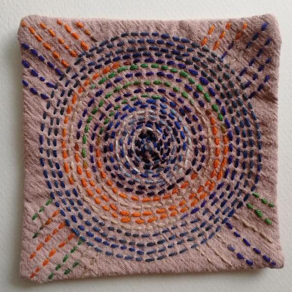 刺子绣杯垫 - 李静的作品 | artand - 与艺术家面对面的在线画廊