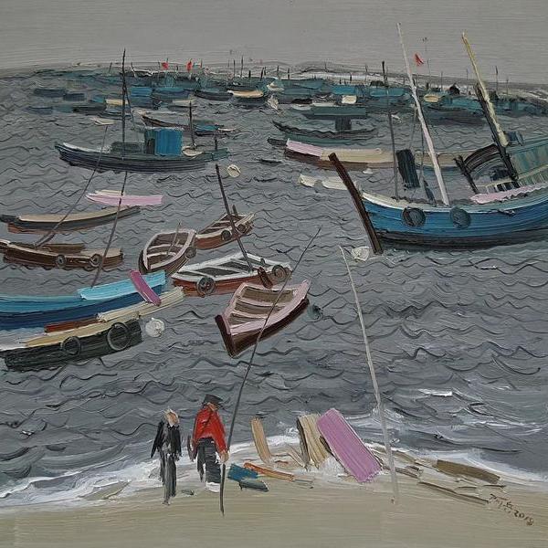 高阿兵-《孙家疃海滨》