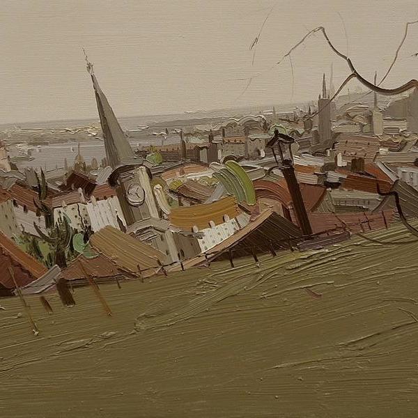 高阿兵-《远眺布拉格》