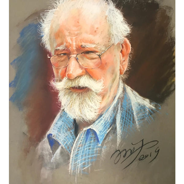 孙立宁-色粉画肖像