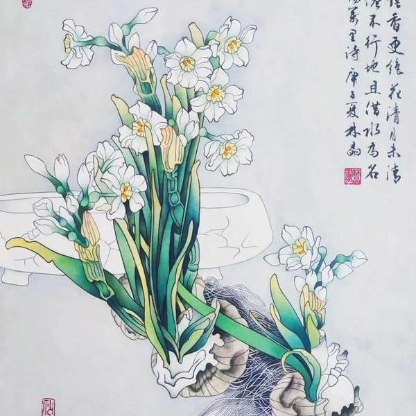 工笔花鸟小品纯手绘定制 - 林晶的作品 | artand - 与艺术家面对面的