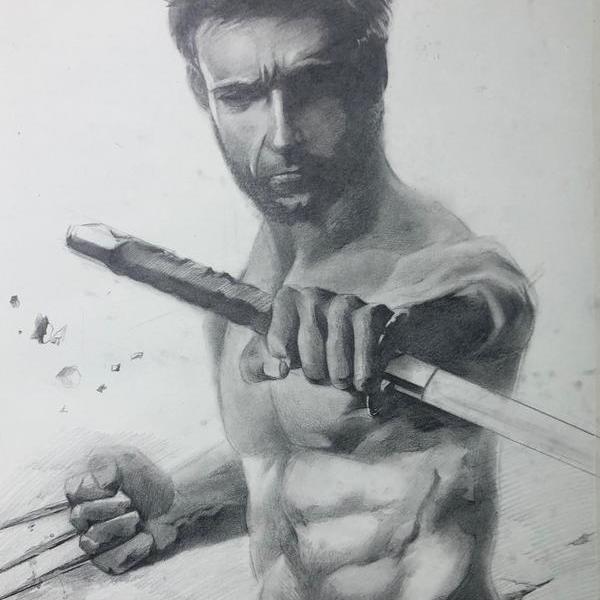 潘长玉-金刚狼素描