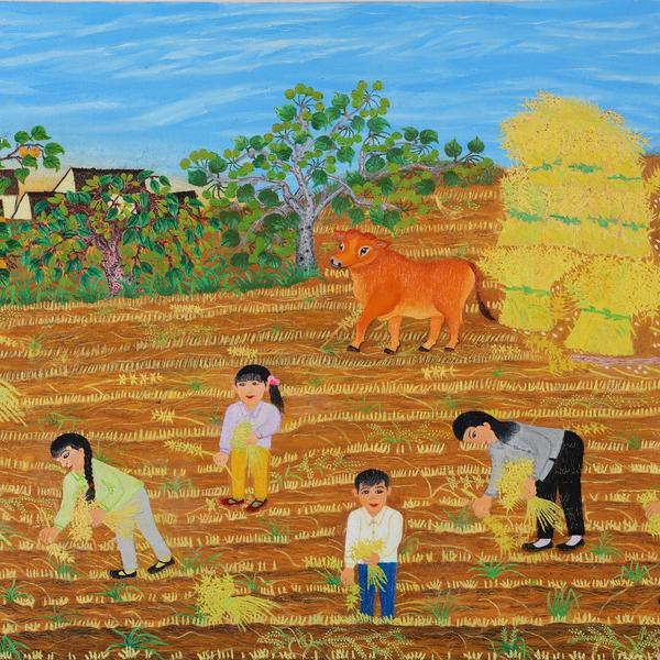 梵高奶奶-拾麦穗