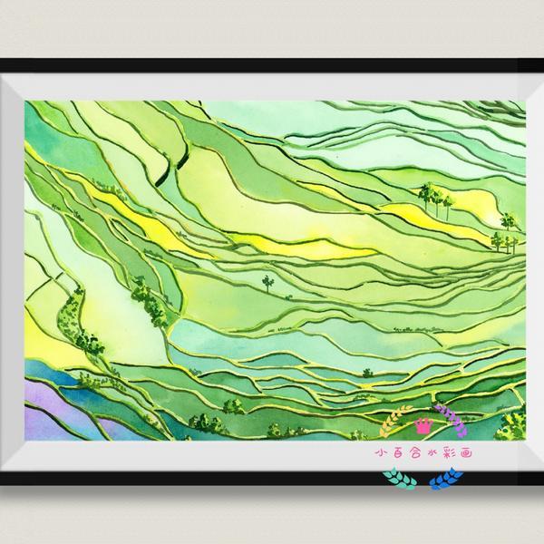 彩色梯田.盎然 - 陈小静的作品 | artand - 与艺术家面对面的在线画廊