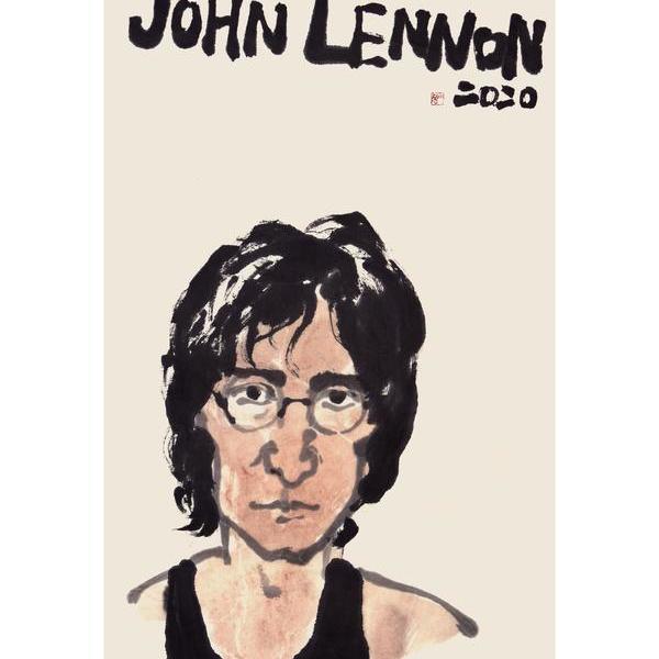约翰列侬漫画头像图片