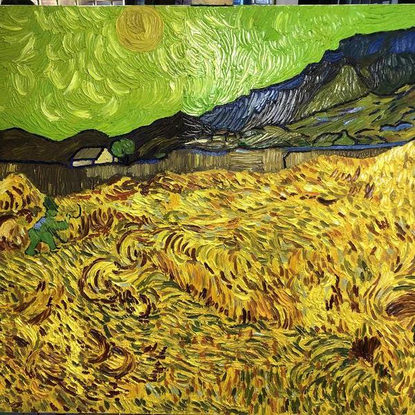 189****2262-梵高《麦田里的收割者》