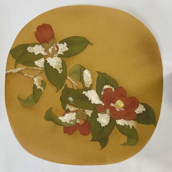 张艺珂-宋画临摹《雪霁山茶图》