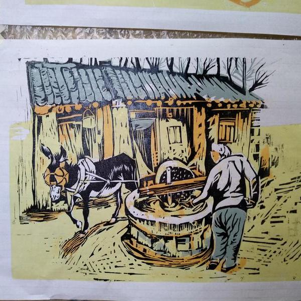 王连清-毛驴拉磨