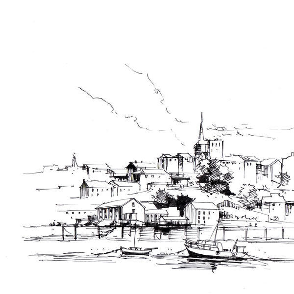 黄劲勇-海边的小镇