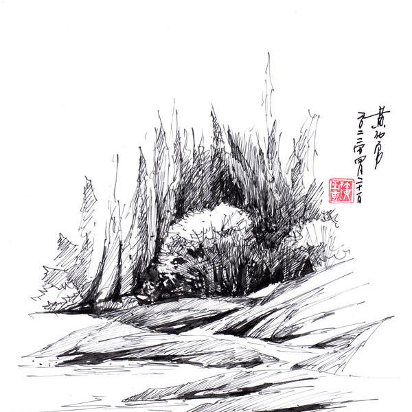 小溪的風景 - 黃勁勇的作品 | artand - 與藝術家面對面的在線畫廊