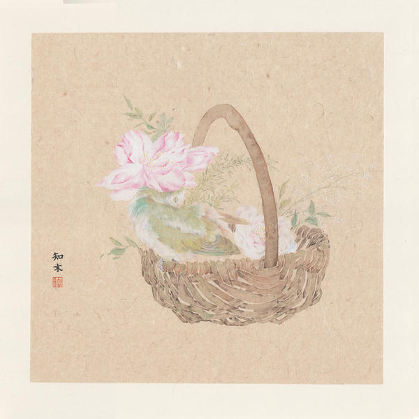 倪珊珊-没骨小品|花篮系列(二)