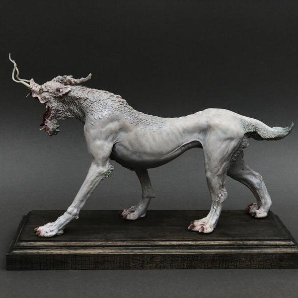 王图南-九子 -睚眦   照夜玉狮子配色