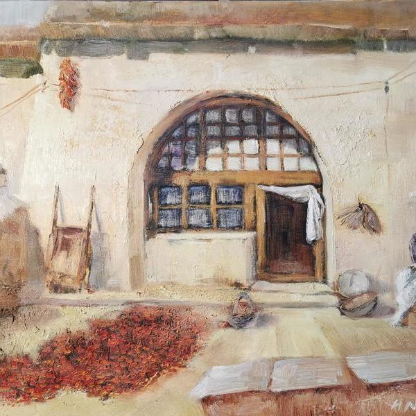 陕北窑洞 - 侯鸣的作品 | artand - 与艺术家面对面的在线画廊