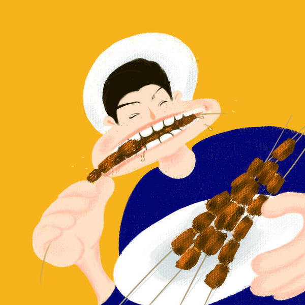 复古头像插画 - 苏天菲的作品 | artand - 与艺术家面对面的在线画廊